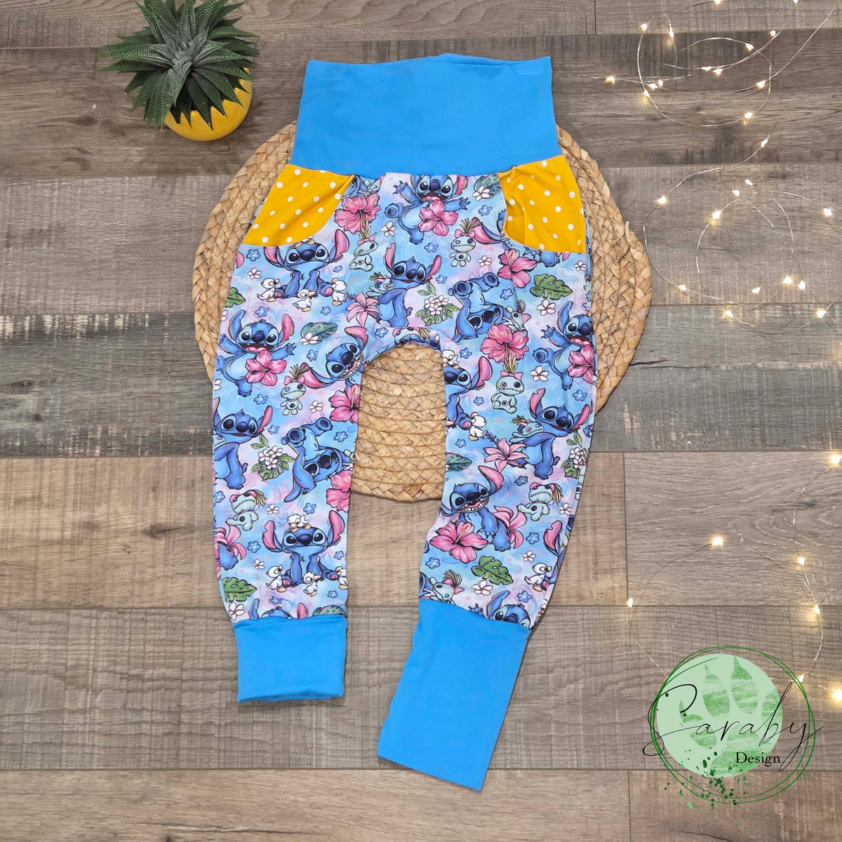 Pantalon évolutif Timon 1t-3t - Extra-terrestre bleu