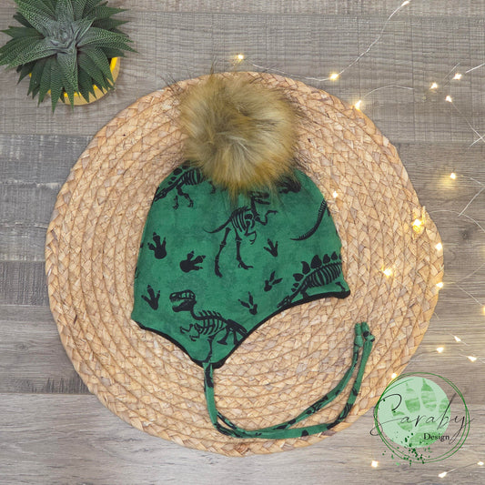 Tuque Bunga Taille 2 - Dinosaures squelettes