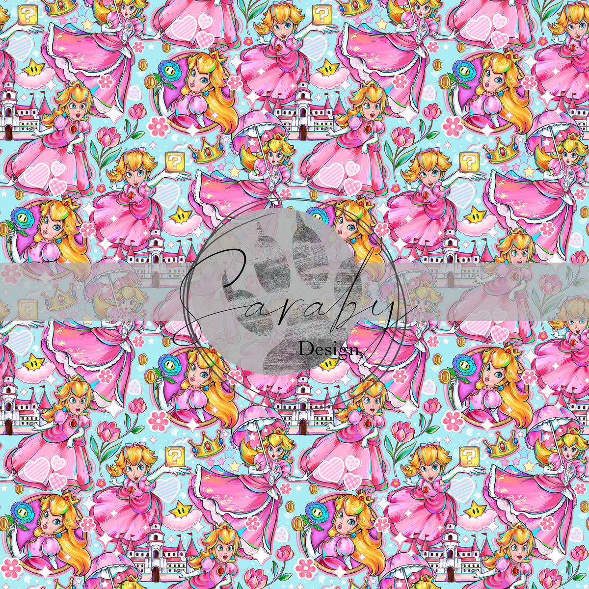 Couverture de luxe minky/fourrure Mini - Princesse champignon