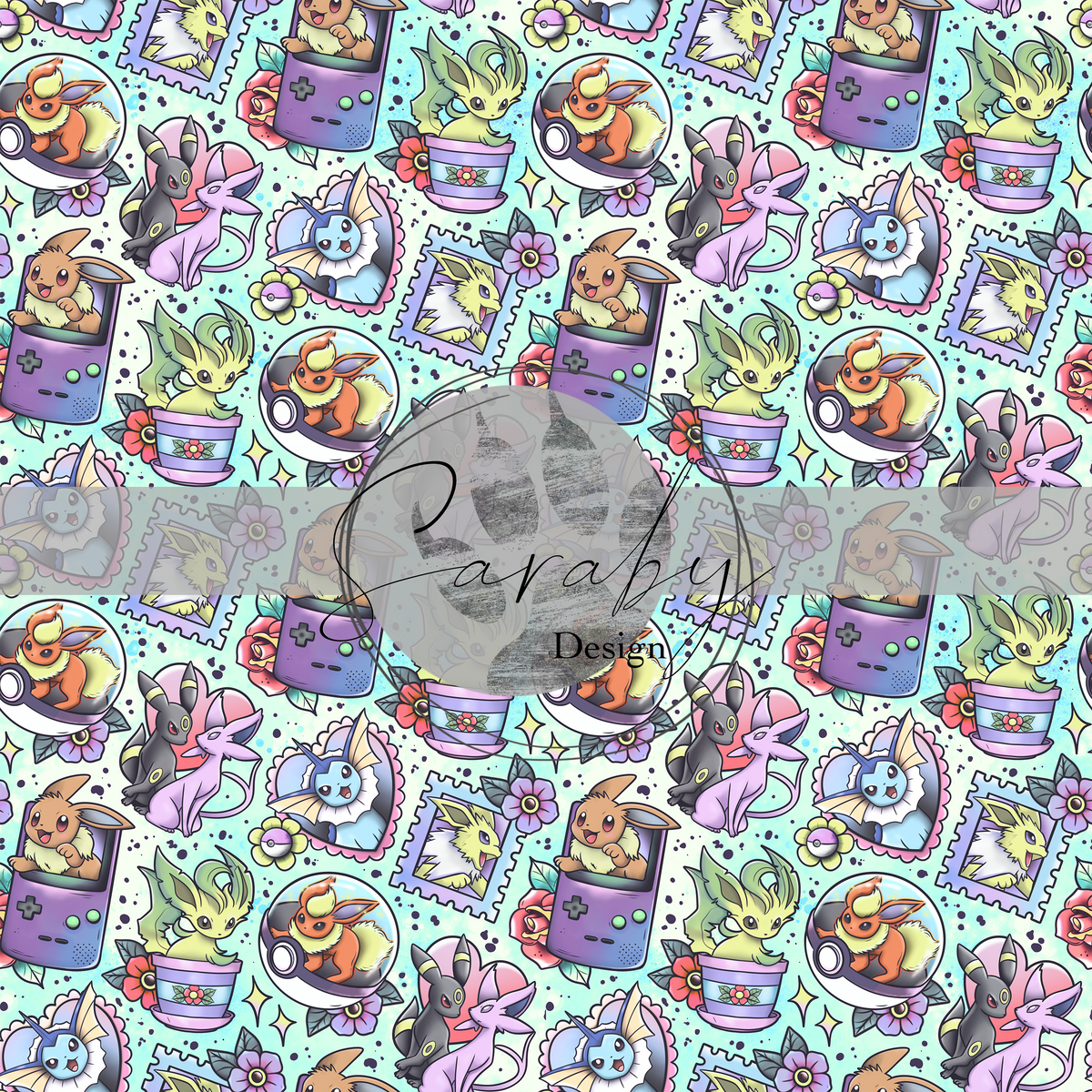 Couverture de luxe minky/fourrure Mini - Évolution de petit monstre