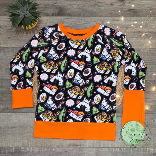 Chandail évolutif Pumba 3t-6t - Amis sushis