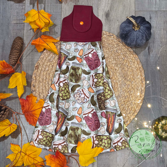 Serviette à main - Conserves de légumes